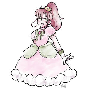 Commission: Makoto/Sailor Jupiter in a princess dress.