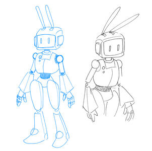 Concept art for an unreleased project.