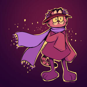 Commission: "the main character of One Shot as Garfield."